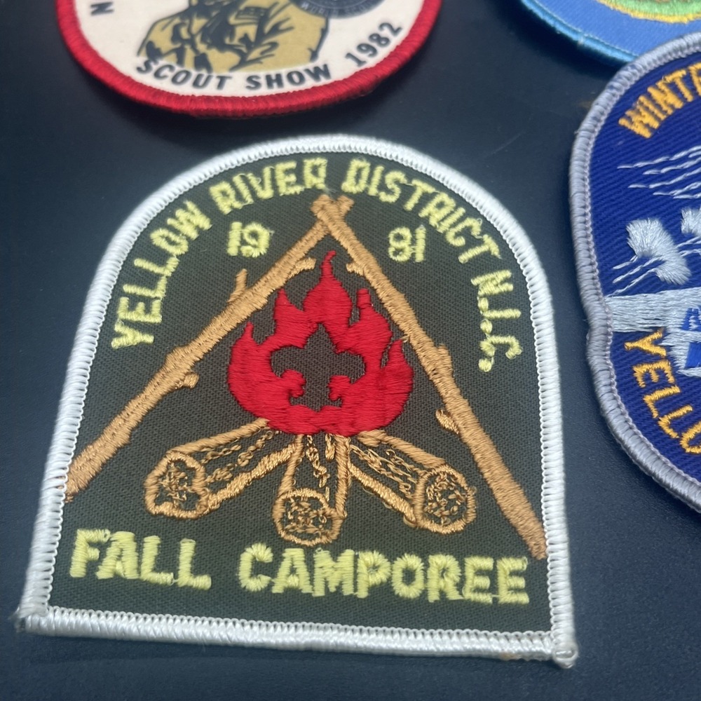 Vintage BSA Boy Scout Patch Lot (5) - 1978 1981 1982 Camporee, Scout Show - Picture 6 of 16